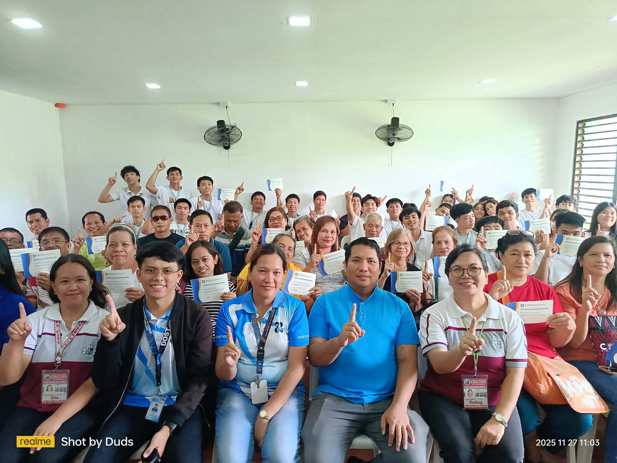 DOST Training at DFFS